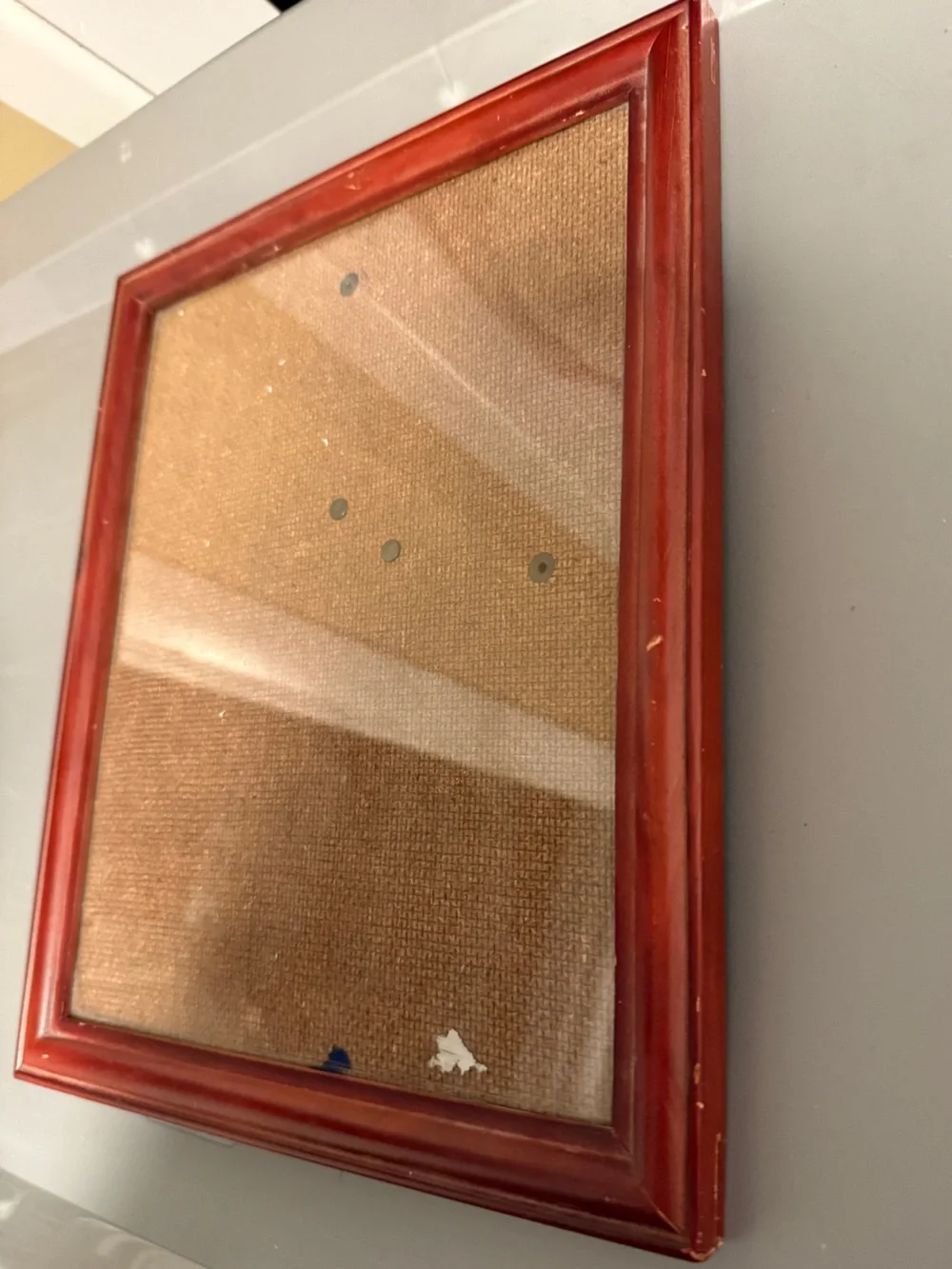 Red Wood-Frame Cork Board - Home Accents